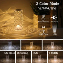 Load image into Gallery viewer, Crystal Table Lamp
